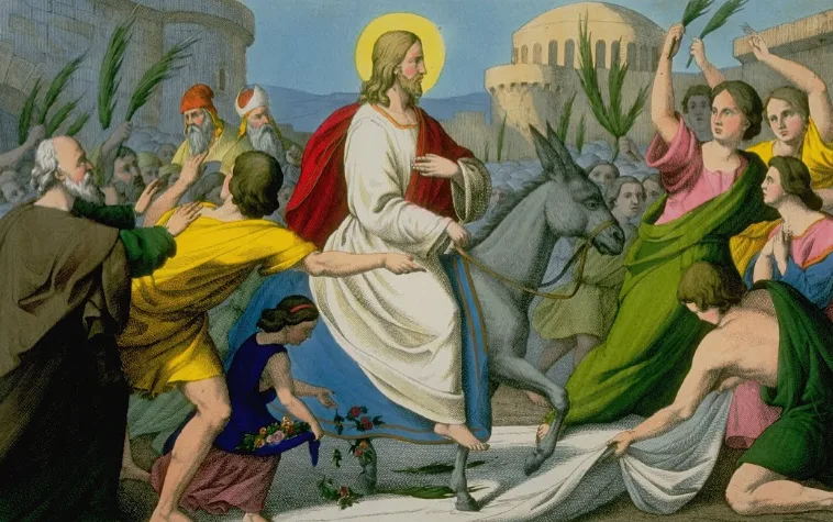 Entrada de Jesus em Jerusalém, 1856